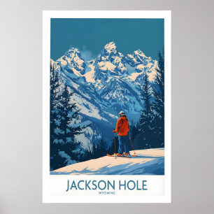 Jackson Hole Väggkonst - Wyoming 1