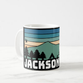Jackson Hole WY-dekal Mug Kaffemugg