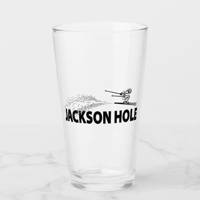 Jackson Hole Wyoming Backhoppare Glaskopp (Framsida)
