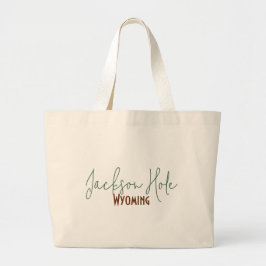 Jackson Hole, Wyoming Resminnen Souvenir Jumbo Tygkasse