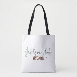 Jackson Hole, Wyoming Resminnen Souvenir Tygkasse