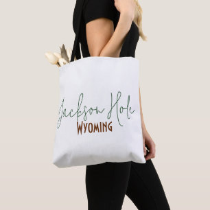 Jackson Hole, Wyoming Resminnen Souvenir Tygkasse