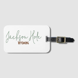 Jackson Hole, Wyoming Resminnerise Bagagebricka