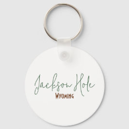 Jackson Hole, Wyoming Resminnerise Nyckelring