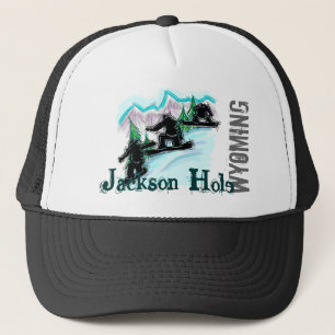 Jackson Hole Wyoming snowboardhatt Keps