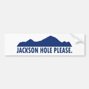 Jackson Hole Wyoming Tack Bildekal