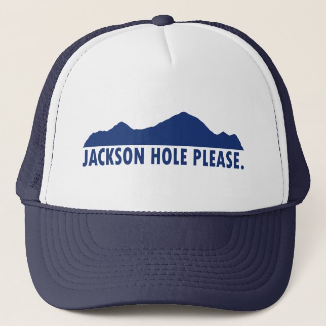 Jackson Hole Wyoming Vänligen Keps (Framsida)