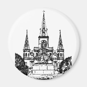 Jackson kvadrerar, New Orleans, LA Magnet