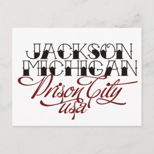 Jackson Michigan Vykort