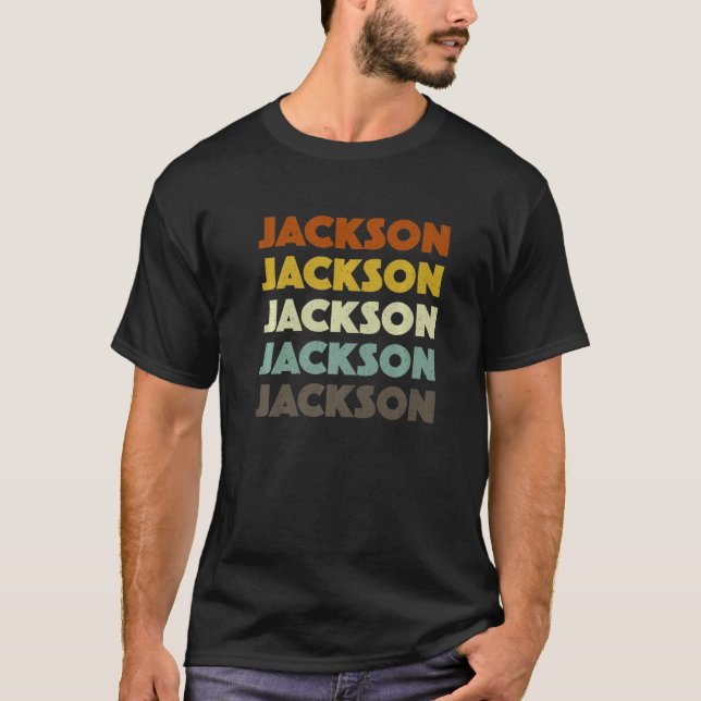Jackson Mississippi American Usa Hometown Resid T Shirt (Framsida)