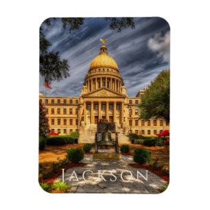 Jackson, Mississippi Huvudstad Magnet