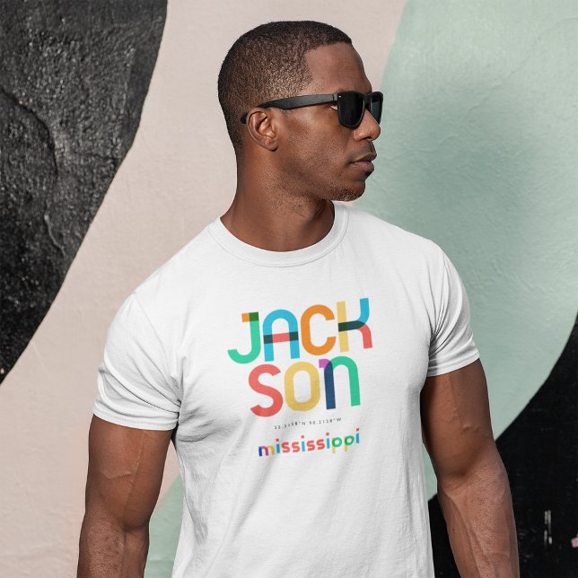 Jackson Mississippi Mid Century, Pop Art, T Shirt (Skapare uppladdad)