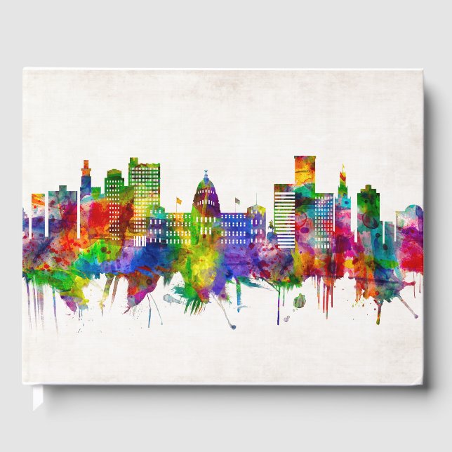 Jackson Mississippi skyline Gästböcker (Framsida)