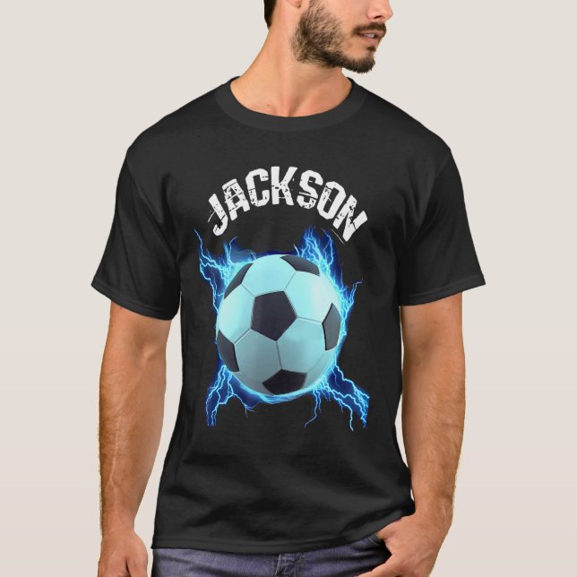Jackson Mississippi Soccer T Shirt (Framsida)
