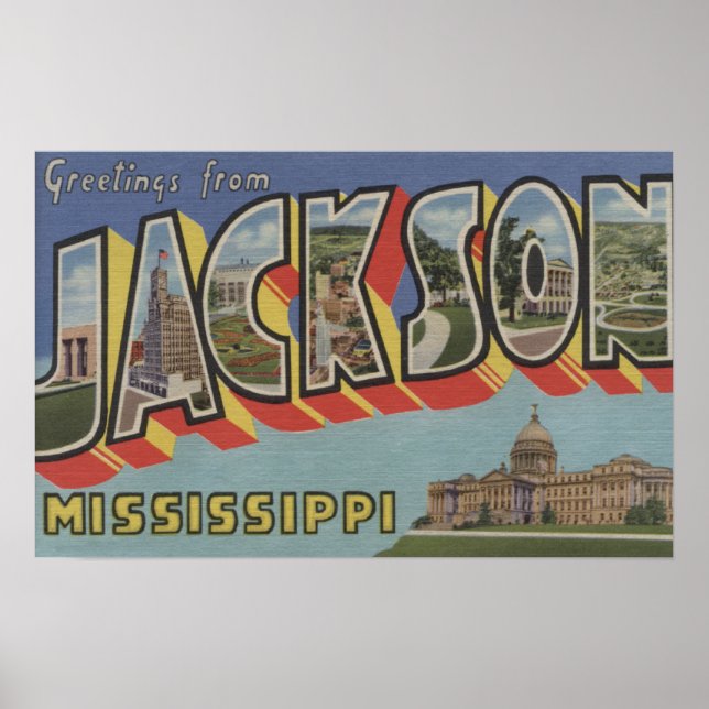 Jackson, Mississippi - Stora Brev Scenes Poster (Framsidan)