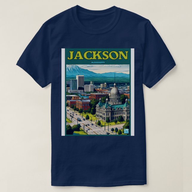 Jackson Mississippi T Shirt (Design framsida)