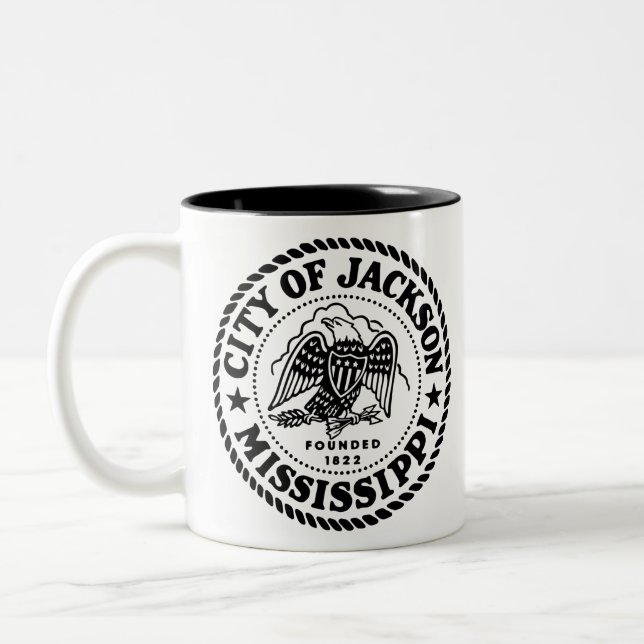 Jackson Mississippi Två-Tonad Mugg (Vänster)