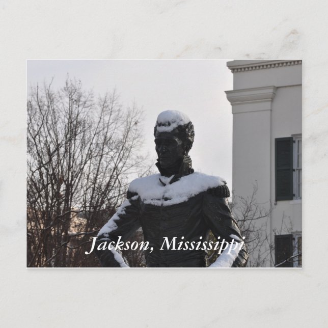 Jackson Mississippi Vykort (Framsida)