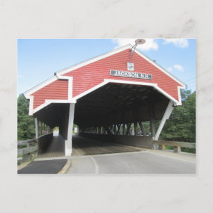 Jackson NH Covered Bridge Vykort