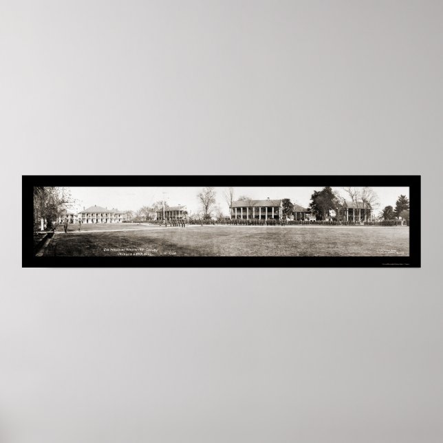 Jackson Pershing Troops Photo 1920 Poster (Framsidan)