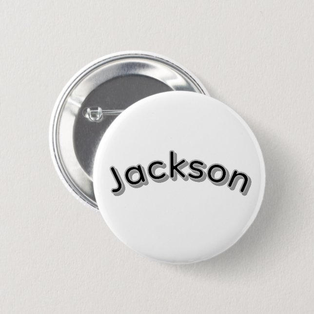 Jackson Pojk Namn, Knapp (Framsida & baksida)