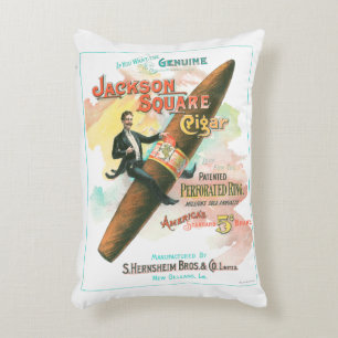 Jackson Square Cigar Prydnadskudde