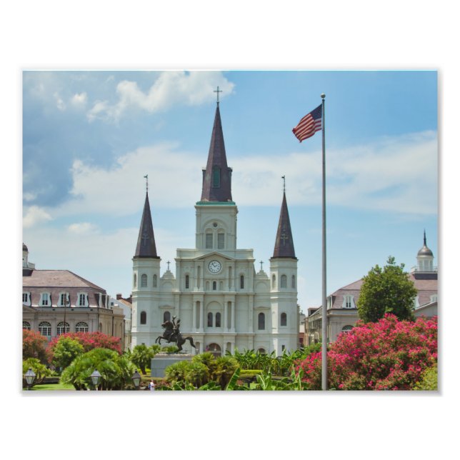 Jackson Square, New Orleans Fototryck (Framsidan)