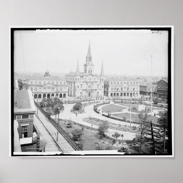 Jackson Square, New Orleans, La. c1905 Poster (Framsidan)