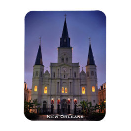 Jackson Square, New Orleans, LA Cathedral Basilica Magnet