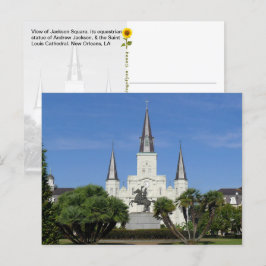 Jackson Square, New Orleans, LA Vykort