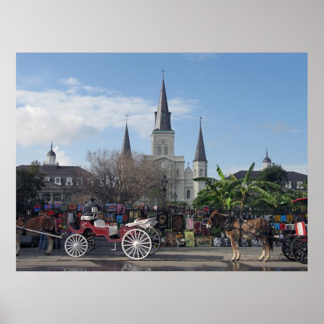 Jackson Square-New Orleans Poster (Framsidan)