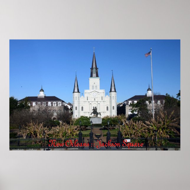 Jackson Square, New Orleans Poster (Framsidan)