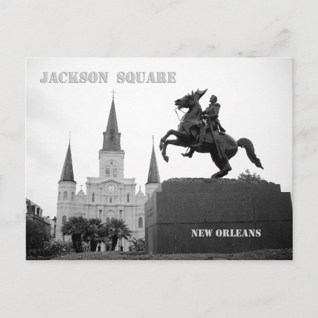 Jackson Square, New Orleans Vykort (Framsida)