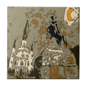 Jackson Square Night Tile Kakelplatta