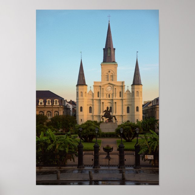 Jackson Square St Louis Cathedral New Orleans Poster (Framsidan)