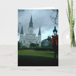 Jackson Square vid jul Helgkort