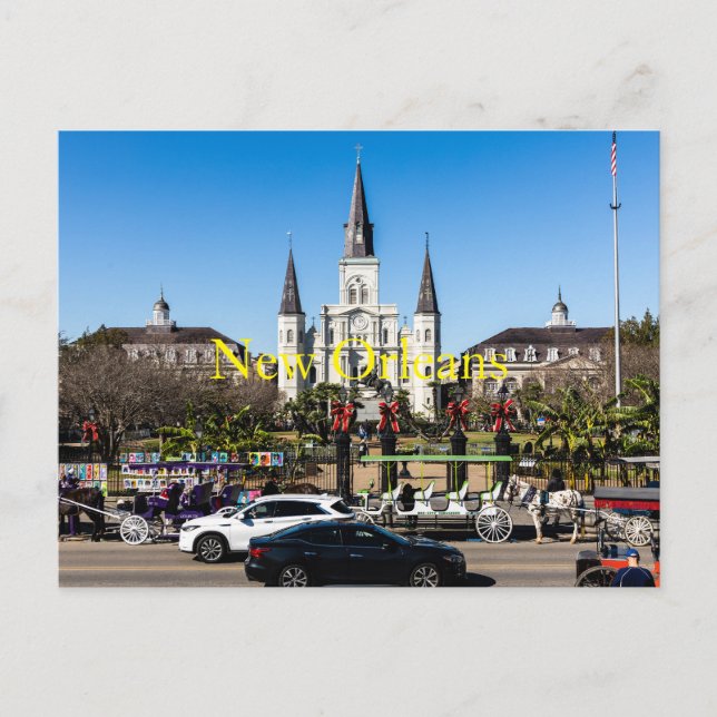 Jackson Square  Vykort (Framsida)
