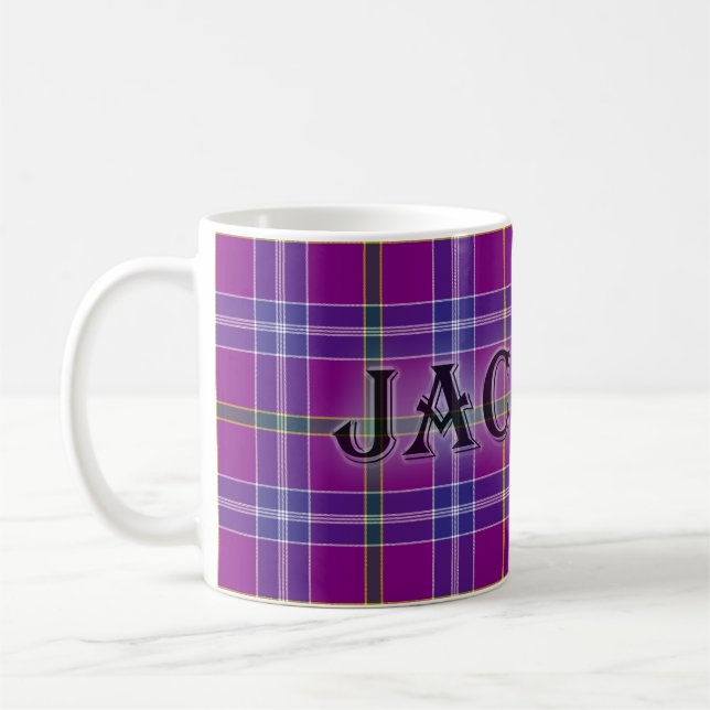 Jackson Tartan med efternamn Kaffemugg (Vänster)
