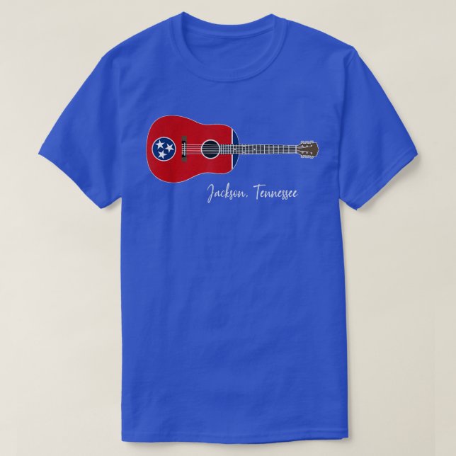 Jackson Tennessee Guitar  T Shirt (Design framsida)