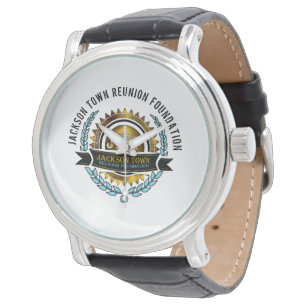 Jackson Town Reunion Foundation Officiell Logotyp Armbandsur