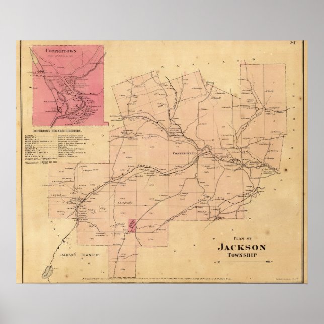 Jackson Township Poster (Framsidan)