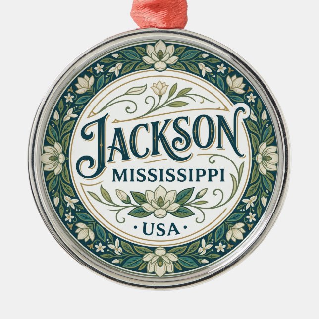 Jackson USA Julgransprydnad Metall (Framsidan)