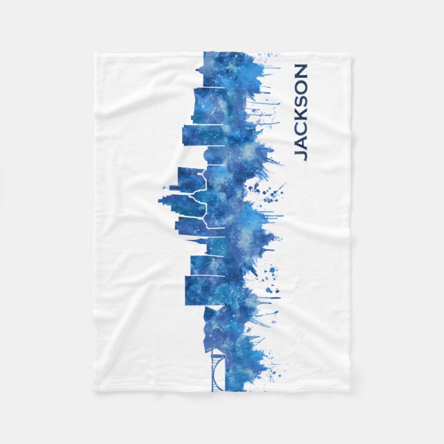 Jackson USA Skyline Blue Fleecefilt (Framsidan)