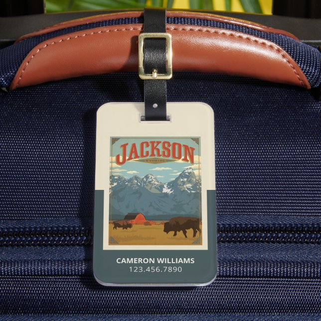 Jackson | Wyoming Bagagebricka (Framsida Insitu 2)