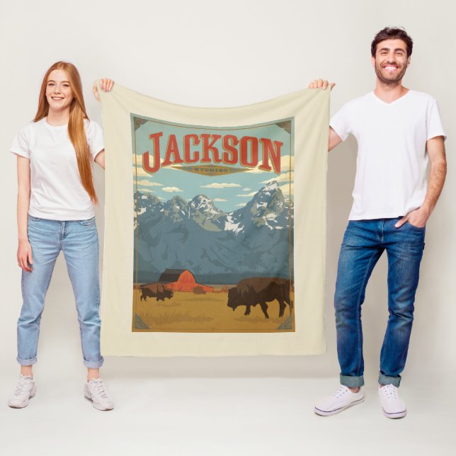 Jackson | Wyoming Fleecefilt (På plats)