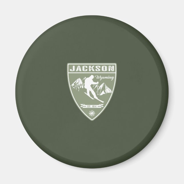 Jackson Wyoming Magnet (Framsidan)