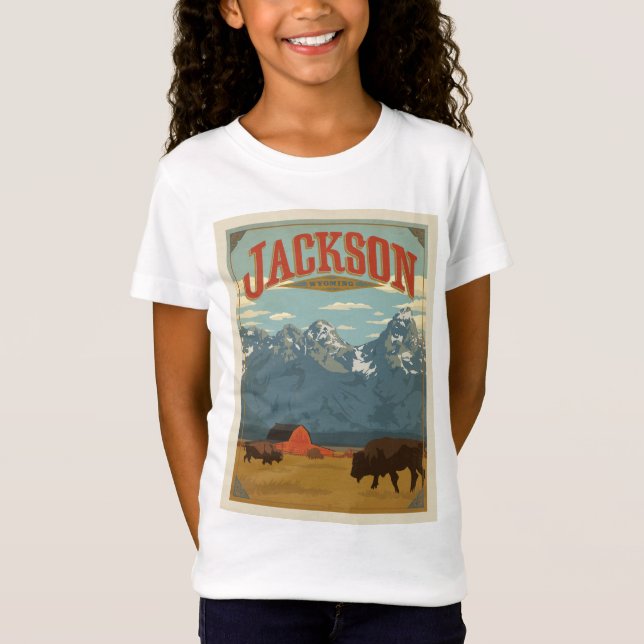 Jackson | Wyoming T Shirt (Framsida)