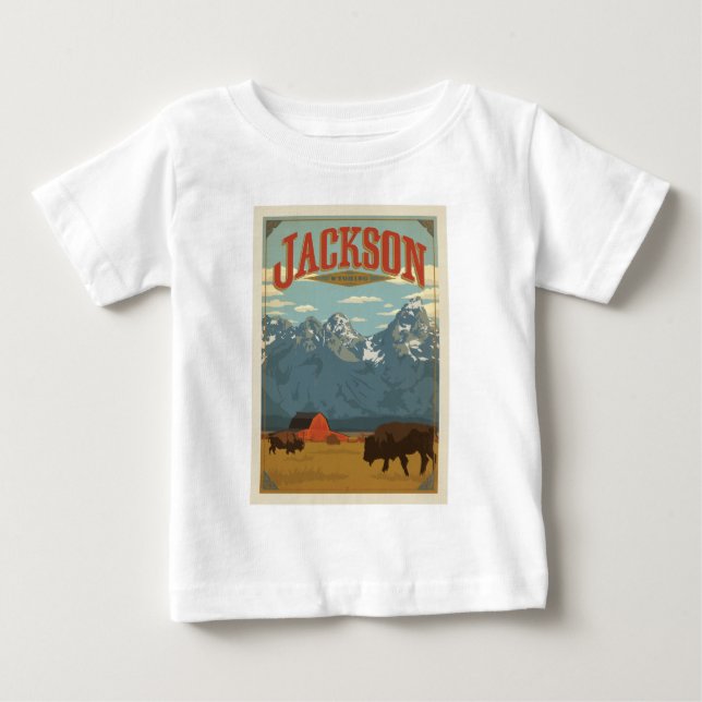 Jackson | Wyoming T Shirt (Framsida)