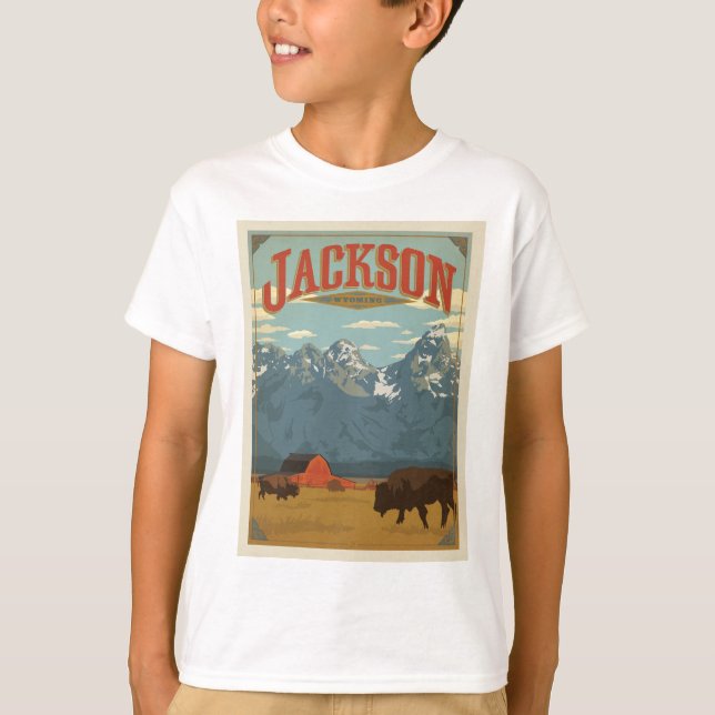 Jackson | Wyoming T Shirt (Framsida)