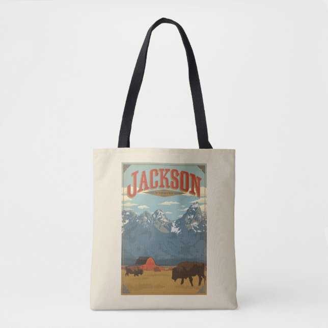 Jackson | Wyoming Tygkasse (Framsida)